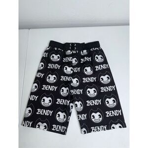 Bendy Boys Swim Shorts Trunks Board Size L Black White